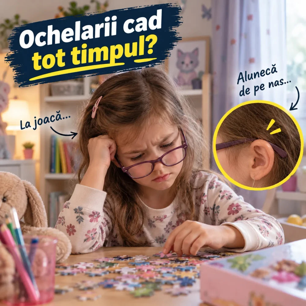 Cârlige antialunecare pentru ochelari - 5 Seturi